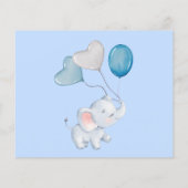 Advies voor de Kaart Baby shower van mama en papa (Achterkant)