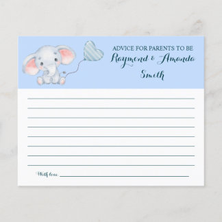 Advies voor de Kaart Baby shower van mama en papa