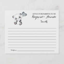 Advies voor de Kaart Baby shower van mama en papa