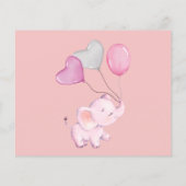 Advies voor de Kaart Baby shower van mama en papa (Achterkant)