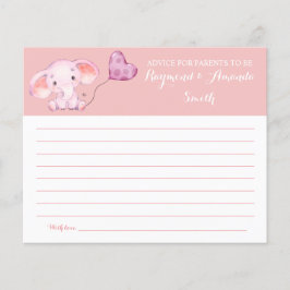 Advies voor de Kaart Baby shower van mama en papa