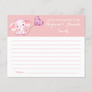 Advies voor de Kaart Baby shower van mama en papa