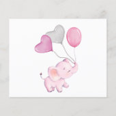 Advies voor de Kaart Baby shower van mama en papa (Achterkant)