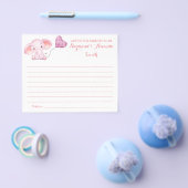 Advies voor de Kaart Baby shower van mama en papa (Enkel)