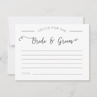 Advies voor de Kaarten Bride en Groom