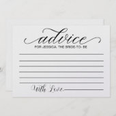 Advies voor de Kaarten voor advies aan het Vrijgez (Voorkant / Achterkant)