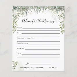 Advies voor de Mama | Baby Shower Spel
