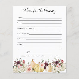 Advies voor de Mama | Baby Shower Spel