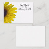 Advies voor de mammie als reuzenzonnebloem-Kaarten (Voorkant / Achterkant)