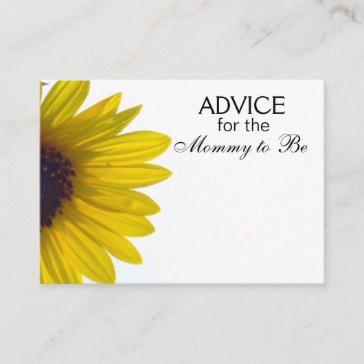 Advies voor de mammie als reuzenzonnebloem-Kaarten (Voorkant)