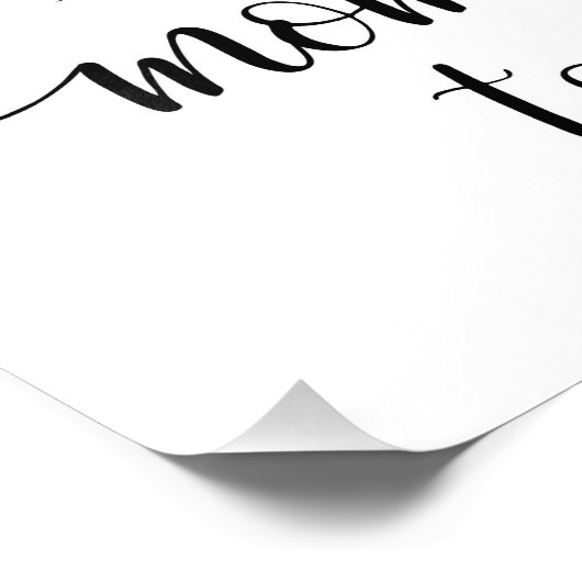 Advies voor de moeder als Baby shower-Kaart Foto Afdruk (Hoek)