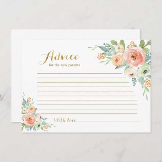 Advies voor de moeder kaart (Voorkant / Achterkant)