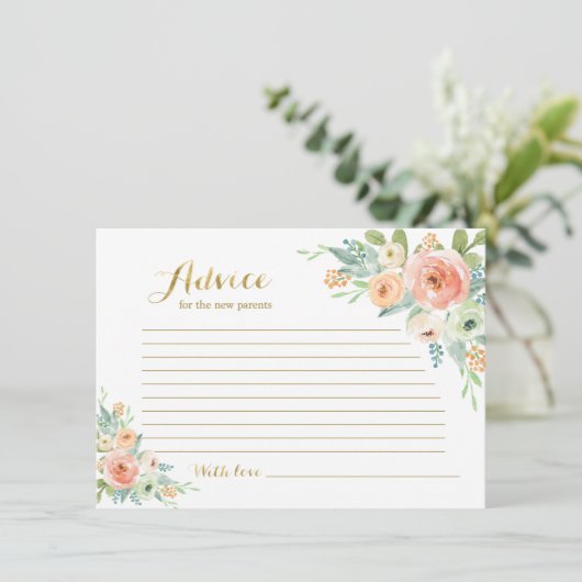 Advies voor de moeder kaart (Staand voorkant)