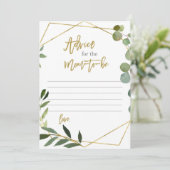 Advies voor de moeder om bloemengroen kaart te zij (Staand voorkant)