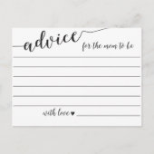 Advies voor de moeder om Kaarten van het Baby show (Voorkant)