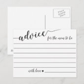 Advies voor de moeder om Kaarten van het Baby show (Voorkant / Achterkant)