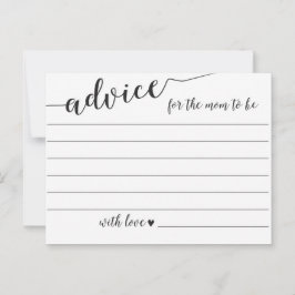 Advies voor de moeder om Kaarten van het Baby show
