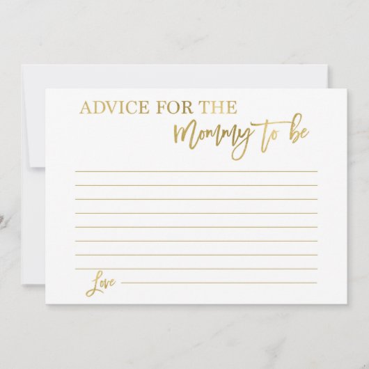 Advies voor de moeder om te zijn kaart (Voorkant)