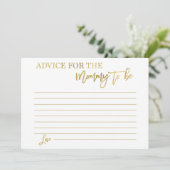 Advies voor de moeder om te zijn kaart (Staand voorkant)