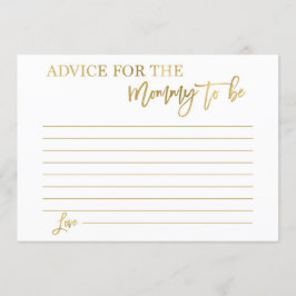 Advies voor de moeder om te zijn kaart