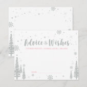 Advies voor de moeder, ouders | Baby shower-activi Kaart (Voorkant / Achterkant)