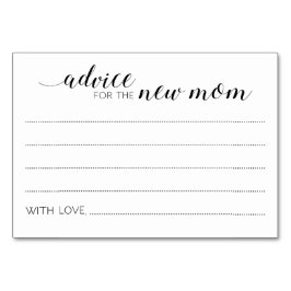 Advies voor de New Mom Guest Book Kaarten