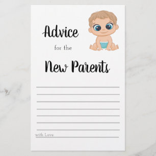 Advies voor de New Parents Baby Boy Flyer
