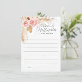 Advies voor de nieuwe ouders boho roze florale pam (Staand voorkant)