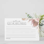 Advies voor de nieuwe ouders of moeder (Staand voorkant)