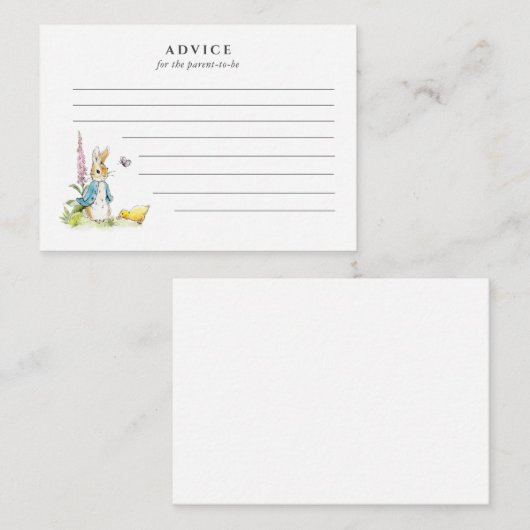 Advies voor de ouder om Peter Rabbit te zijn (Voorkant / Achterkant)