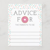 Advies voor de Ouders: Donut Baby shower Game (Voorkant)