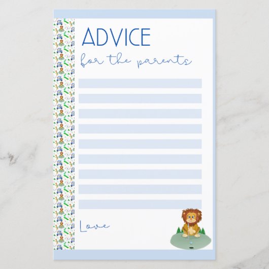 Advies voor de ouders Elephant & Monkey Golf (Voorkant)