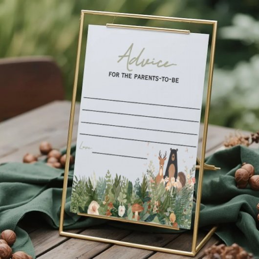 Advies voor de ouders minimalistisch bos
