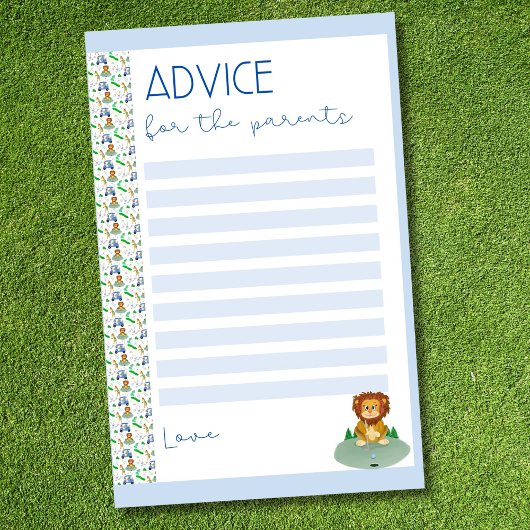 Advies Voor De Ouders Olifant & Aap Golf