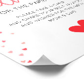 Advies voor de ouders Teken Baby shower Decor Poster (Hoek)