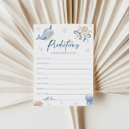 Advies voor de ouders, Zeeen Baby shower Kaart