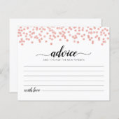 Advies voor de partij Baby shower van de Kaart van (Voorkant / Achterkant)