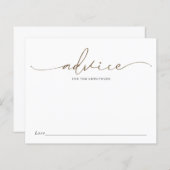 Advies voor de Pas getrouwd Vrijgezellenfeest Card (Voorkant / Achterkant)