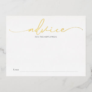 Advies voor de Pas getrouwd Vrijgezellenfeest Card Folie Feestdagen Briefkaart