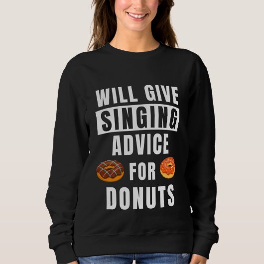 advies voor de taaltraining van donuts sems si trui (Voorkant)