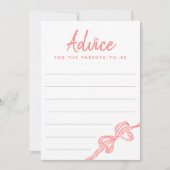 Advies voor de toekomstige Kaarten van het Baby sh (Voorkant)