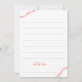 Advies voor de toekomstige Kaarten van het Baby sh (Achterkant)