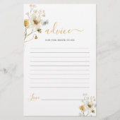 Advies voor de voorjaarsbloem voor bride als kaart (Voorkant)