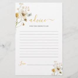 Advies voor de voorjaarsbloem voor bride als kaart