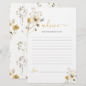 Advies voor de voorjaarsbloem voor bride als kaart (Voorkant / Achterkant)