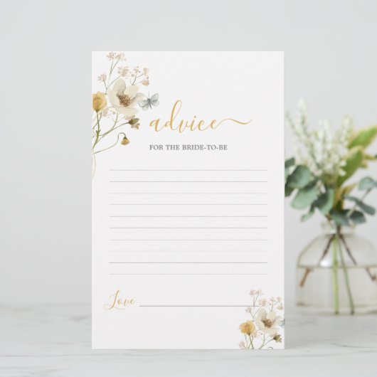 Advies voor de voorjaarsbloem voor bride als kaart (Staand voorkant)