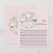 Advies voor het Baby shower van mama (Voorkant / Achterkant)