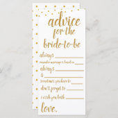 ADVIES VOOR HET BRIDE-TO-BE (STATEMENTS) PROGRAMMA PROGRAMMAKAART (Voorkant / Achterkant)