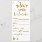 ADVIES VOOR HET BRIDE-TO-BE (STATEMENTS) PROGRAMMA PROGRAMMAKAART (Voorkant)