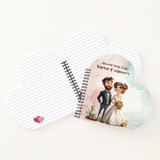 Advies voor het bruidspaar notitieboek (Binnen)